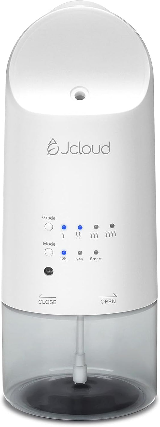JCLOUD 2025 Plug in Diffuser for Essential Oils, Waterless Scent Diffuser Cover Up to 500 Sq. Ft. for Home, Office, Spa – Portable Smart Wall Diffuser 160ML, White