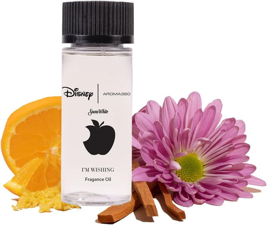 Aroma360 | Disney | I’m Wishing Fragrance Oil Blend | Princess Snow White | Luxury Essential Oil Diffuser | Aromatherapy Scent Diffuser Oil | Orange, Aldehydes & Jasmine 1.7 fl oz, 50mL