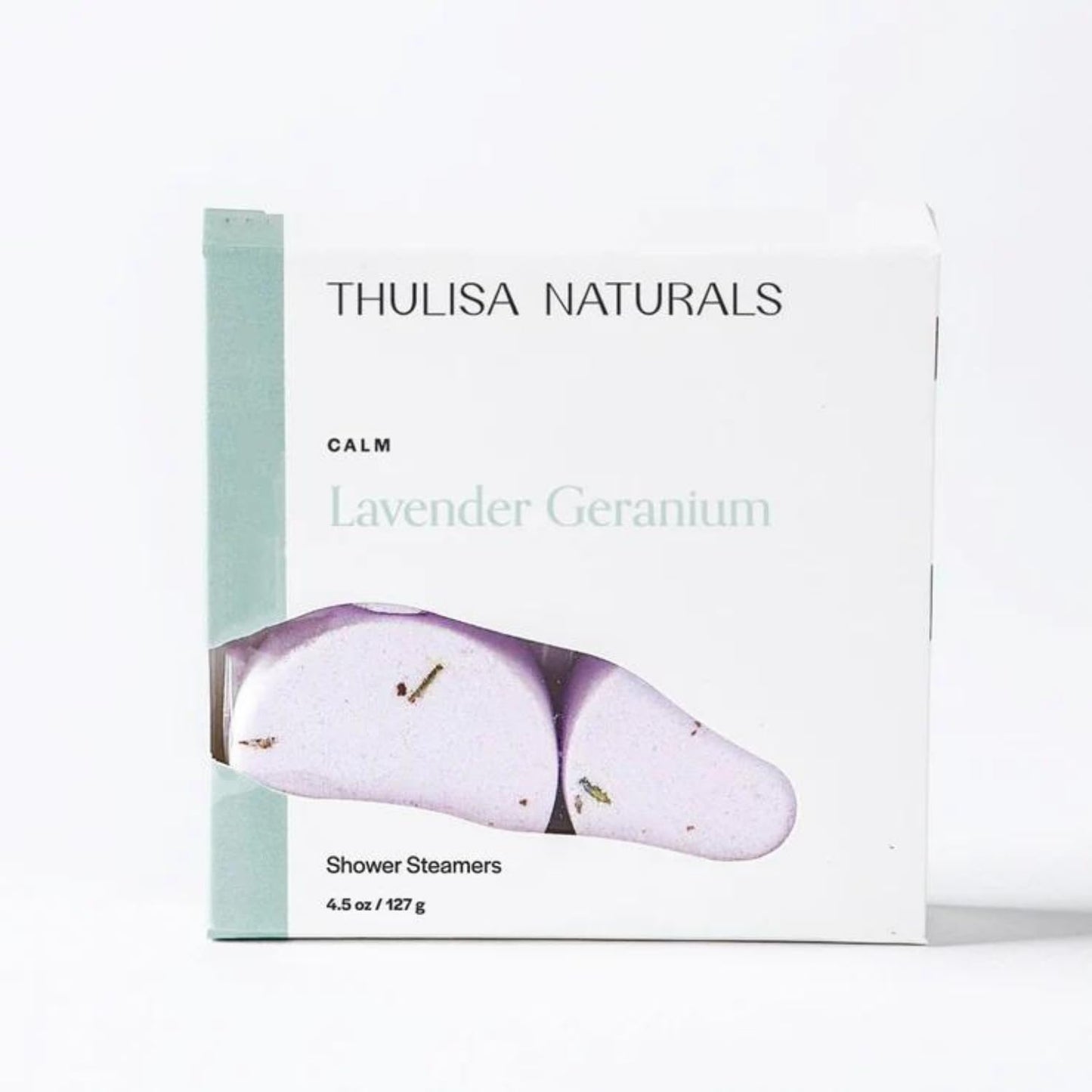 Thulisa Naturals Lavender Shower Steamers Aromatherapy | Organic Shower Bombs with Essential Oils | Self Care Christmas Birthday & Spa Gifts for Women & Men | Stocking Stuffers | 4 Pack