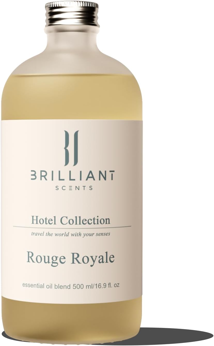 Brilliant Scents Rouge Royale Scent | Bergamot, Sandalwood, Oud | Inspired by: Baccarat Hotel NY | Luxury Home & Business Scent | Fragrance Oil | 500ML