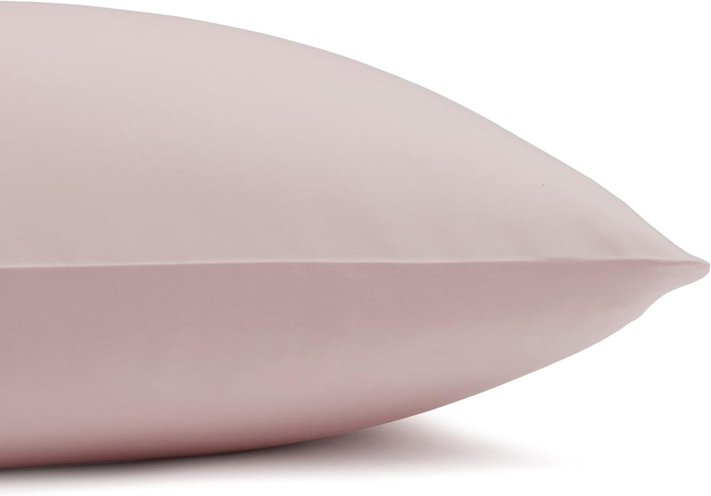 Amazon Basics Lightweight, Breathable Microfiber 4-Piece Bed Sheet Set with 14-Inch Deep Pockets, Full, Blush Pink, Solid