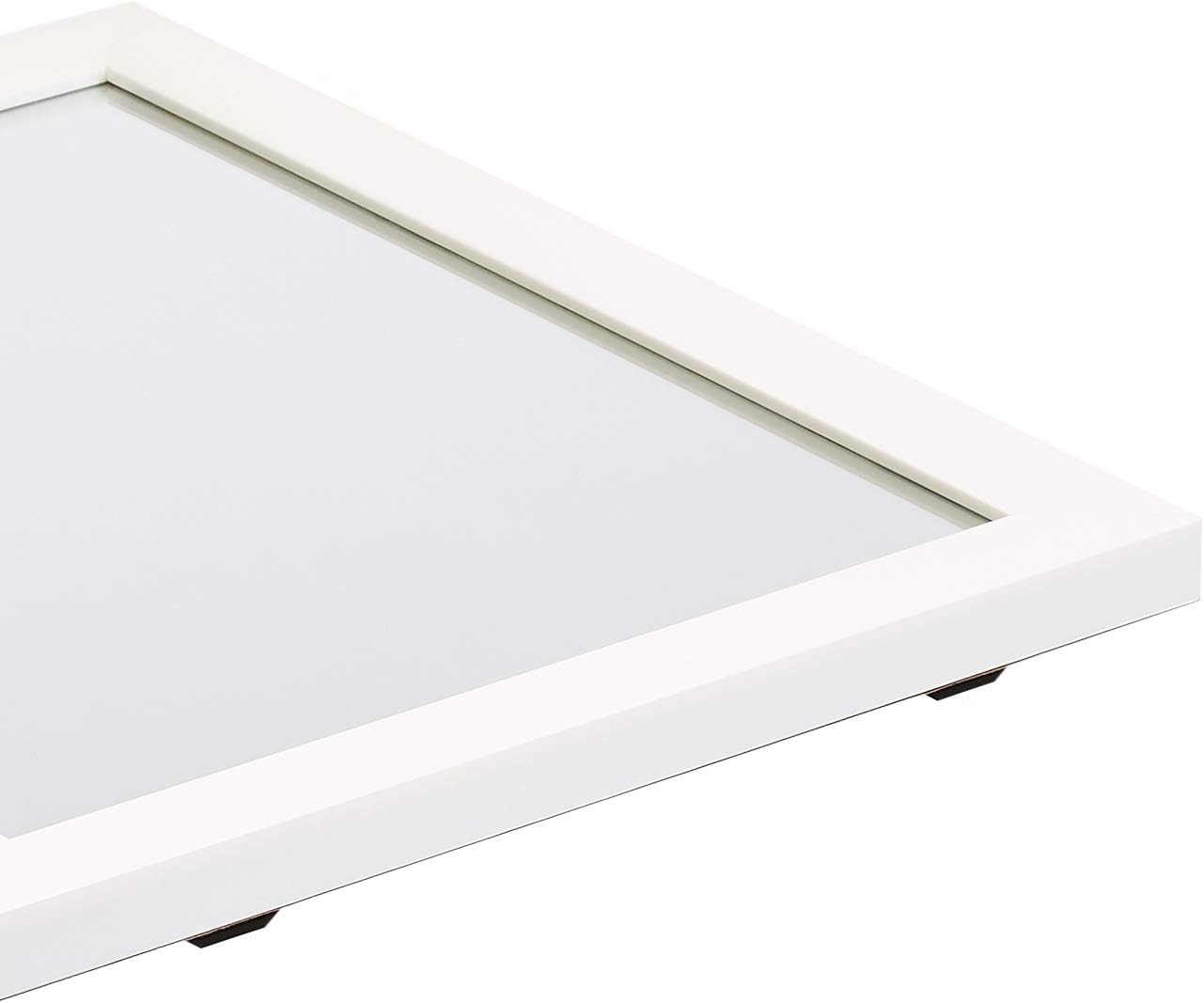 Amazon Basics Rectangular Wall Mount Mirror 20" x 28", Standard Trim, White