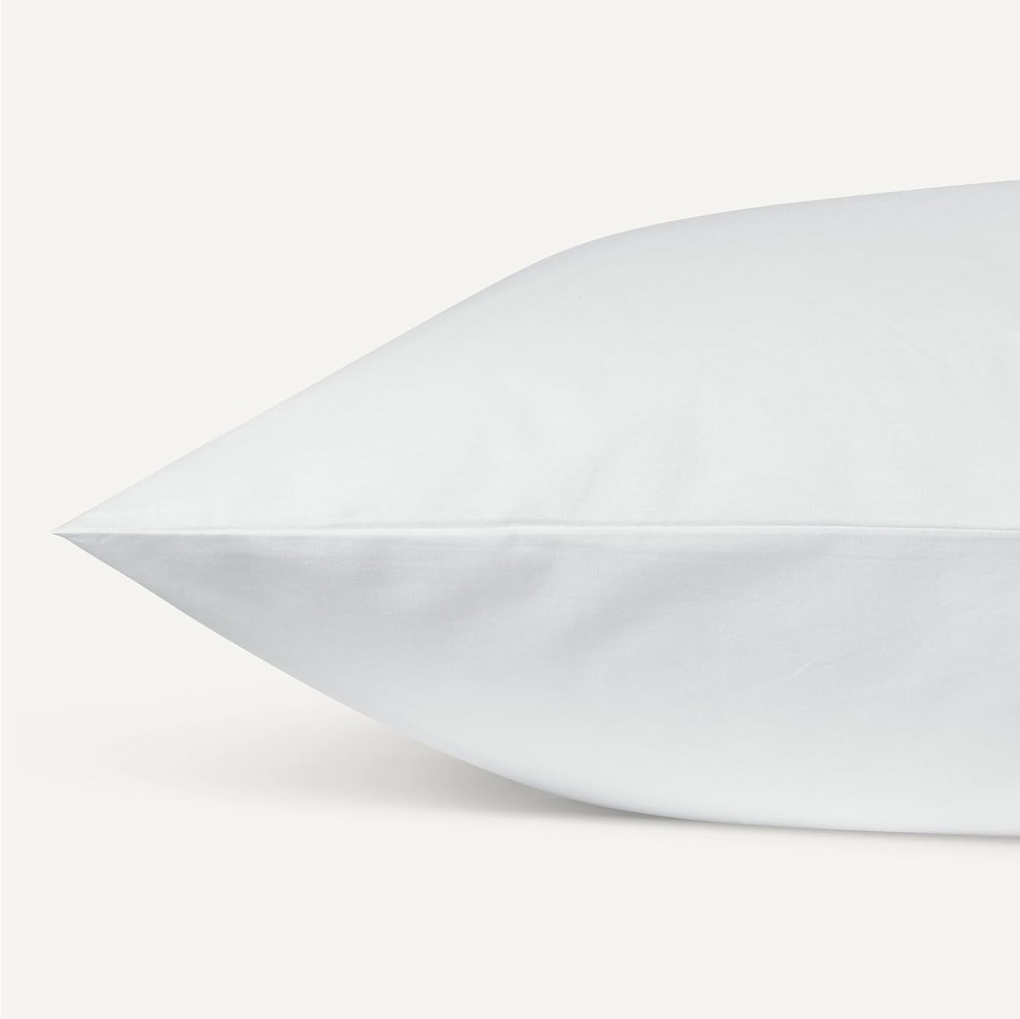 Amazon Basics Soft Organic Cotton Sheet Set with 1-Piece Pillowcase, White, Twin XL