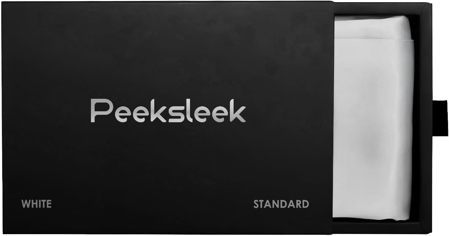 100% Mulberry Silk Pillowcases with Zipper– Luxurious, Anti-Aging Pillow Covers, 22 Momme 6A Grade Silk Pillow Cases 2 Pack for Hair and Skin Care (Silver Grey, Queen (U.S. Standard))