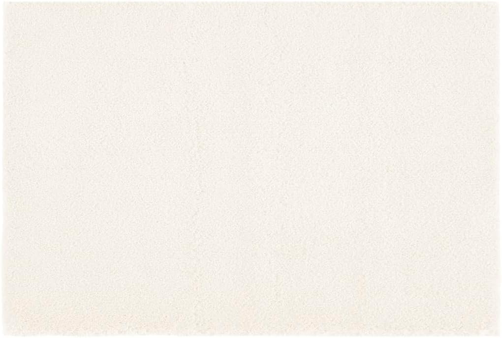 Madison Park Signature Non Slip, Luxrurious Plush Mat, Absorbent, Quick Dry, Spa Design Bath Room Décor Marshmallow Bathroom Rug, 1'8"x2'6", Cream