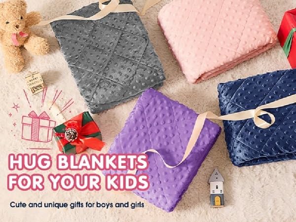 yescool Pink Weighted Blanket 7 Pounds Twin Size Cooling Weighted Throw Blanket, Minky Heavy Blankets Warm Weighted Comforter, Big Washable Thick Blankets Gift for 60-90lbs, 40 * 60in