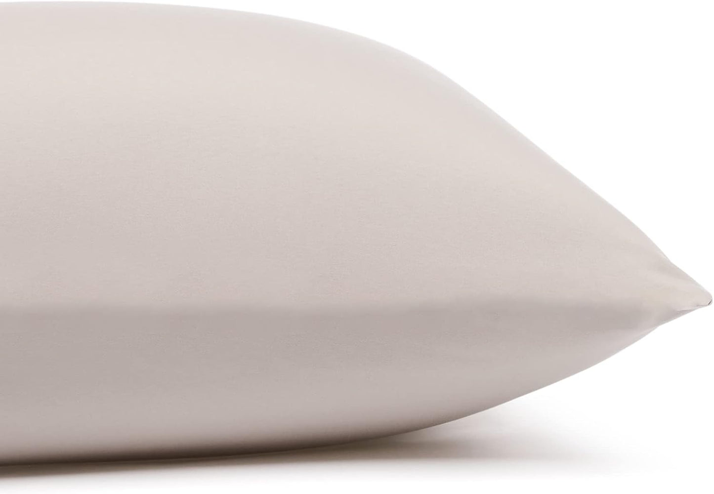 Amazon Basics Lightweight Super Soft Cooling, Easy Care Breathable Wrinkle Free Microfiber Comfortable 4-Piece Bed Sheet Set with 14-Inch Deep Pockets, Queen, Taupe, Solid