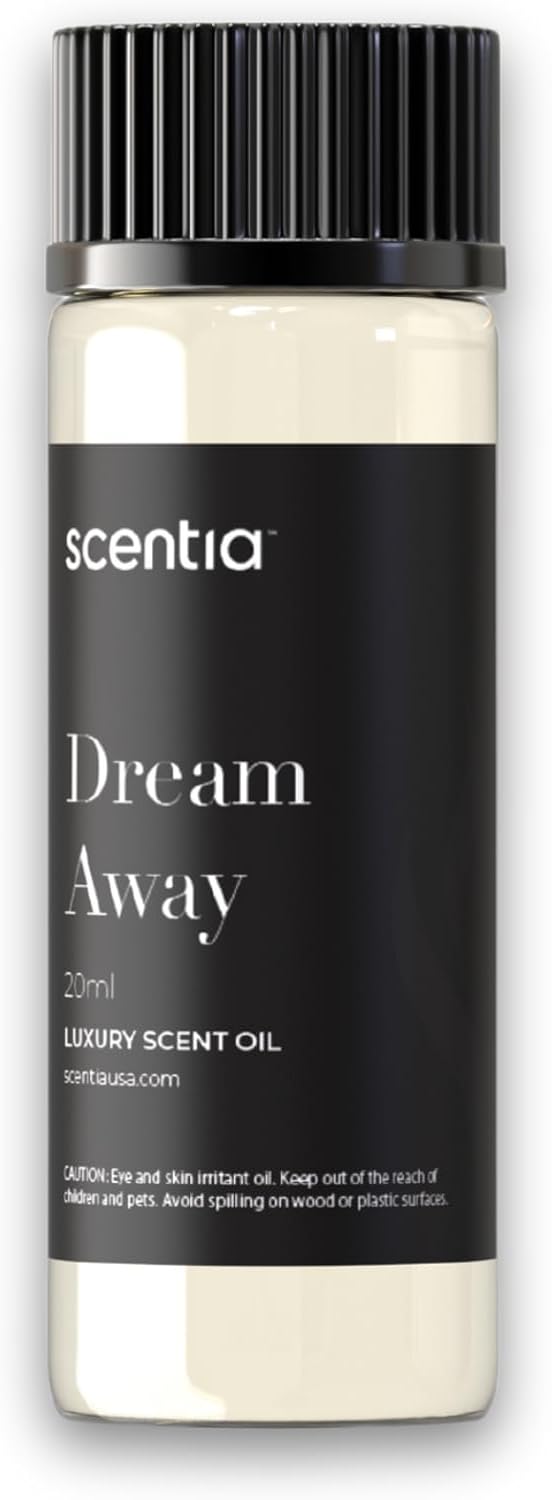 Scentia Fragrance Oil Blend, Inspired by Iconic Perfume, Home Luxury Scents, Essential Oil Blend for Aromatherapy Diﬀusers, Humidifiers & Candle Making -Dream Away 20ml, 0.67 Fl Oz, Thanksgiving Gift