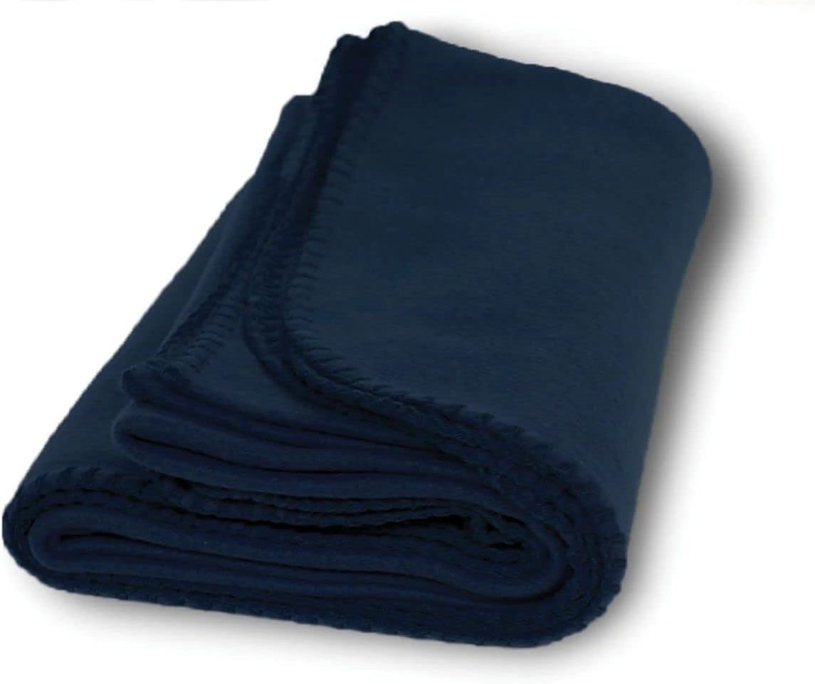 Yacht & Smith Soft Fleece Blankets 50 X 60, Lightweight, Cozy Warm Throws Dark Colorful Blanket Sofa Travel Outdoor, Wholesale