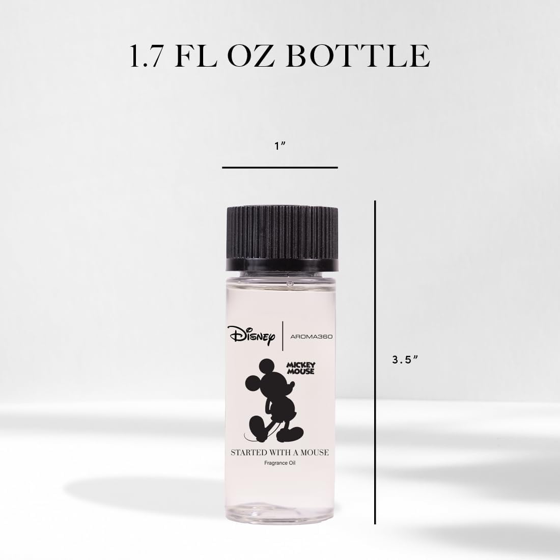 Aroma360 | Disney Mickey & Friends - Started with A Mouse Fragrance Oil | Luxury Essential Oil Diffuser | Aromatherapy Scent Diffuser Oil | Lemon, Bergamot and Ocean 1.7 fl oz, 50 mL