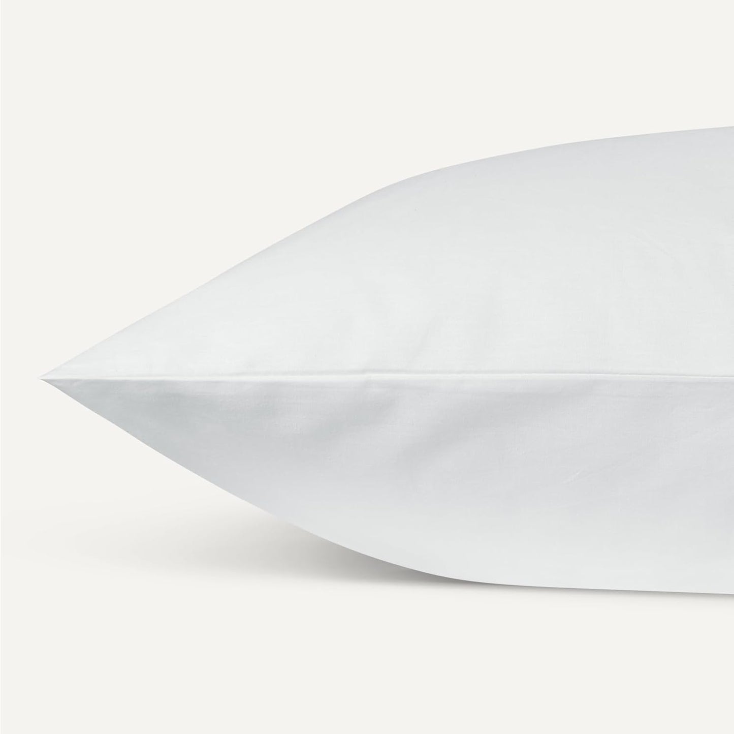 Amazon Basics Soft Organic Cotton Sheet Set with 2-Pieces Pillowcase, White, Queen