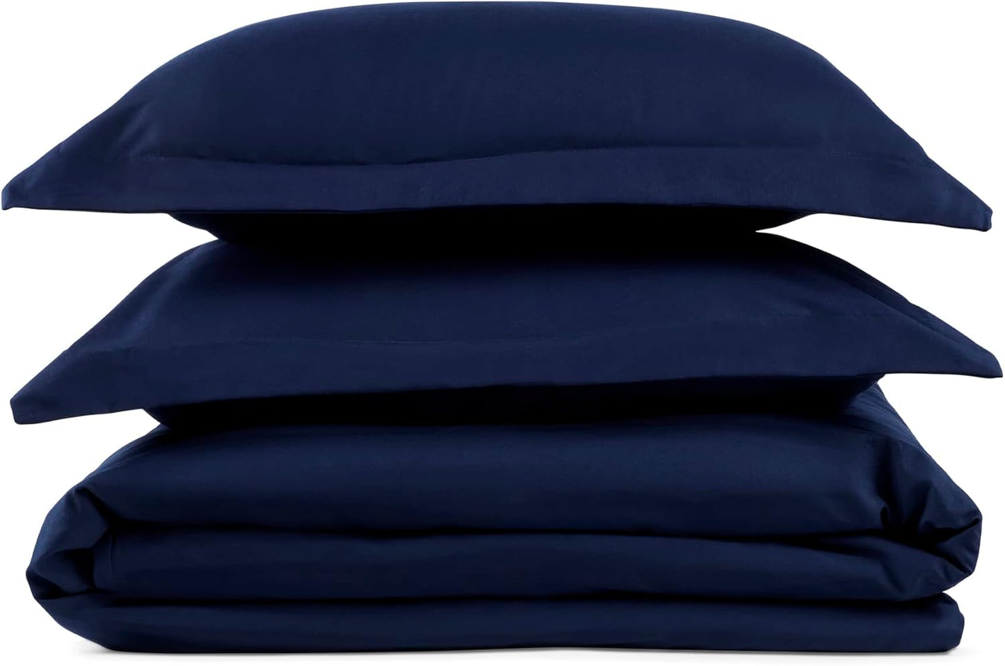 PeachSkinSheets 1500tc Level of Softness Soft Cooling Duvet Cover Set | Queen/Full Size - Mariner Blue