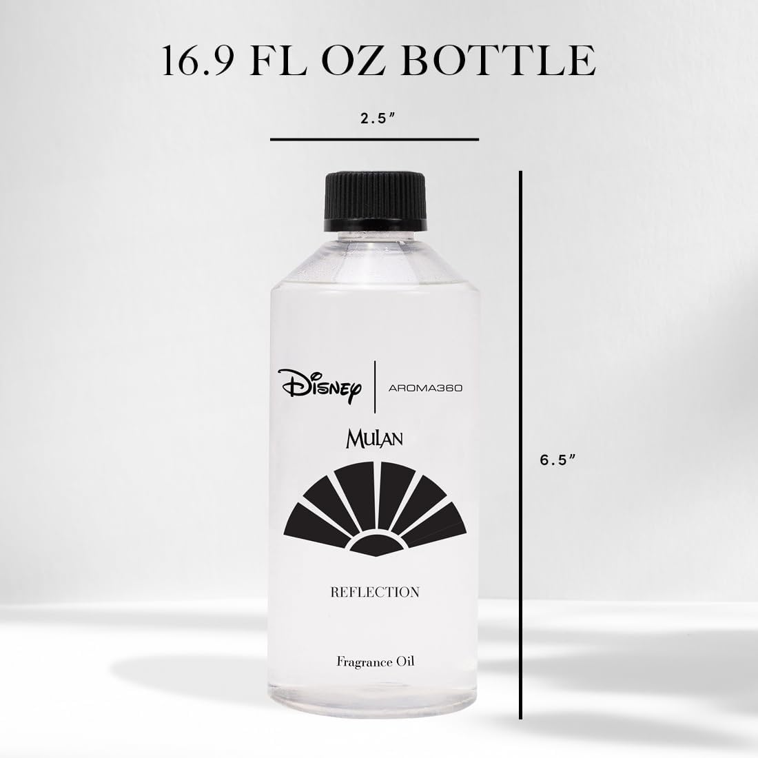 Aroma360 | Disney Reflection Fragrance Oil Blend | Disney Princess Mulan | Luxury Essential Diffuser Oil | Aromatherapy Scent Diffuser Oil | Bergamot, Nutmeg and Jasmine 16.9 fl oz 500mL