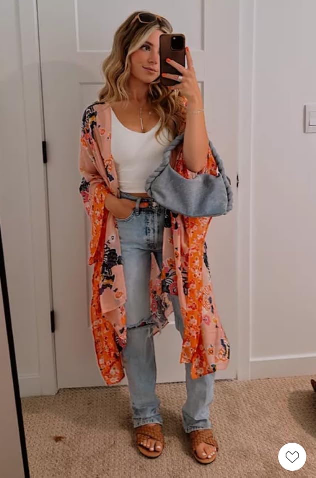 Moss Rose Women Summer Bikini Kimono Bathing Suit Cover Ups for Swimwear