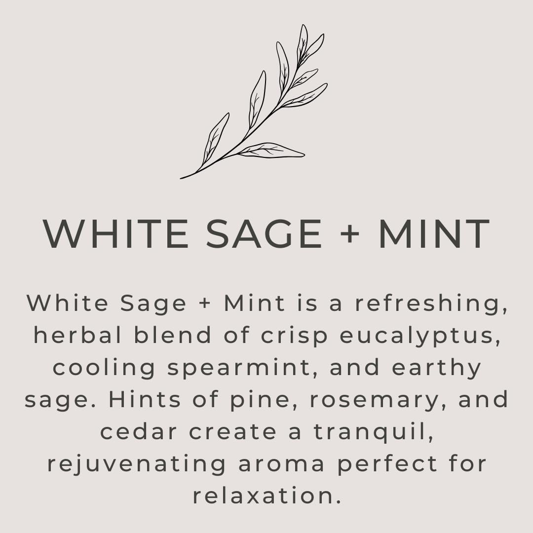 River Birch White Sage + Mint Scented Linen and Room Spray | Home Fragrance | 4 oz Glass Amber Bottle | Luxury Signature Scent | Handmade in Texas