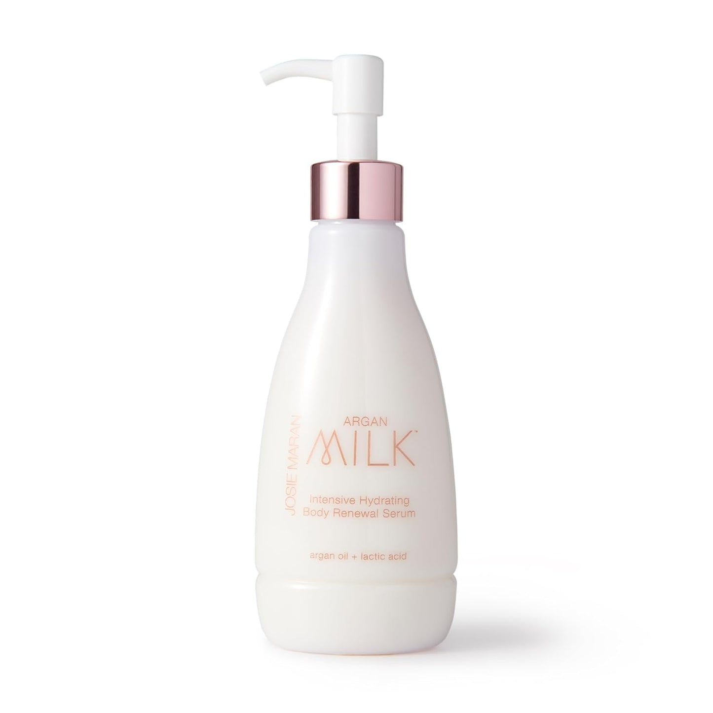 Josie Maran Argan Milk Body Serum - Nourishing Body Milk Enriched with Argan Oil to Deeply Hydrate Skin - Enriched with Pineapple Enzymes to Gently Exfoliate (13.4 Oz)