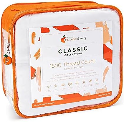 PeachSkinSheets Night Sweats: The Original 1500TC Soft Queen/Full Duvet Cover Set Harvest Gold
