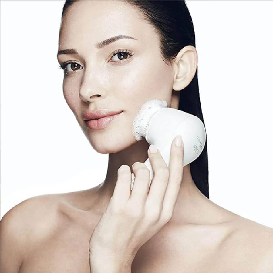 Brush Head Replacement Compatible with Clarisonic Mia 1, Mia 2, Mia Fit, 2 Pack, Deep Pore Facial Cleansing Replacement Head