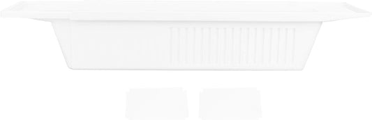 Expandable Bath Tray, Bath Shelf Tray Bathtub Bathroom Organizer Storage Tub Shelf Bathroom Accessories for Candle Towel Book Phone ﻿