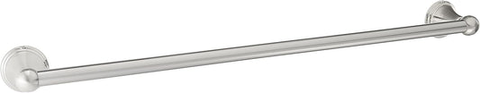 Amazon Basics Straight Modern Towel Bathroom Bar, 24 inch, Satin Nickel