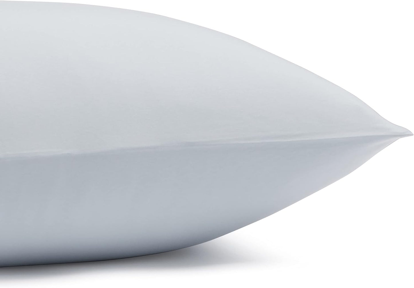 Amazon Basics Lightweight Super Soft Easy Care Microfiber 4 Piece Bed Sheet Set With 14-inch Deep Pockets - Queen, Light Blue, Solid