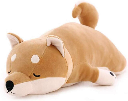 30'' Shiba Inu Plush Stuffed Animal, Giant Stuffed Animals for Anxiety, Big Shiba Inu Corgi Plush, Dog Plush Pillow Hugging Pillow Sleeping Dog Cushion Soft Plush Toy Big Stuffed Animals Kawaii Decor