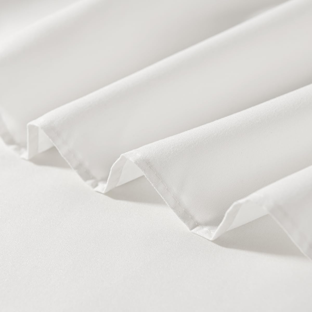 TSUTOMI Ivory Bed Skirt Twin Size Ruffled Bed Skirt with Split Corners, Twin Bed Skirt 12 Inch Drop, Twin Size Bed Skirt Ivory for Ruffled Bed Skirt with Split Corners, Bed Skirt Twin Size