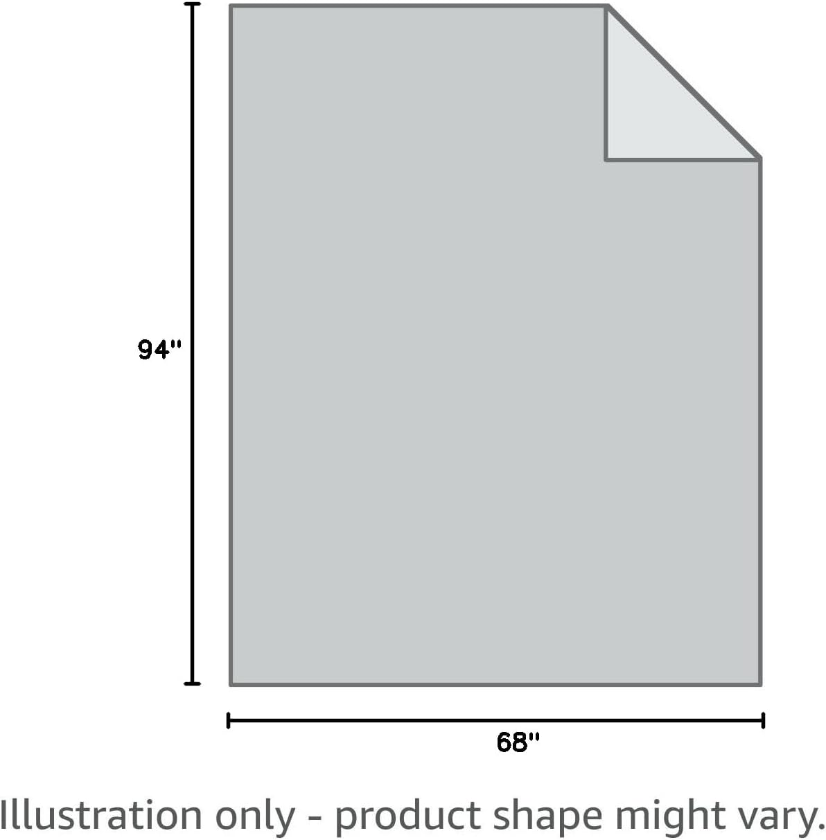 Amazon Basics White Down Alternative Comforter and Duvet Insert with Corner Tabs (Twin, Warm)