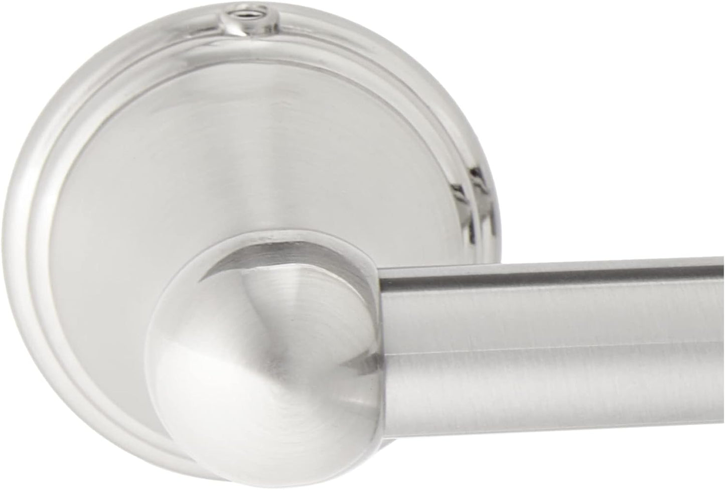 Amazon Basics Straight Modern Towel Bathroom Bar, 24 inch, Satin Nickel