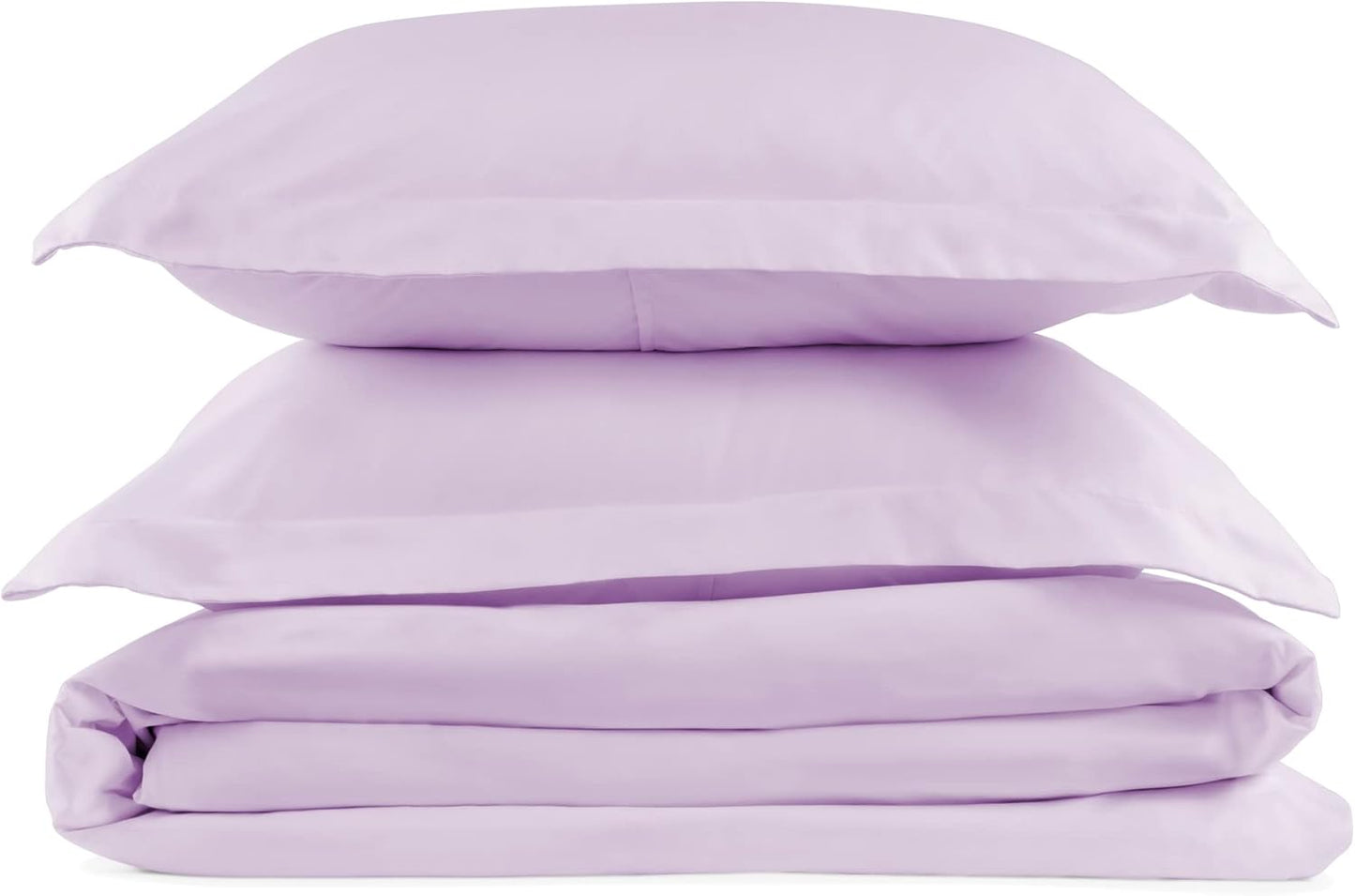 PeachSkinSheets 1500tc Level of Softness Soft Cooling Duvet Cover Set | King/Cali King Size - Lavender Mist