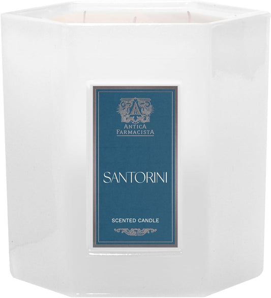 Antica Farmacista Three-Wick Candle - Decorative Home Candle - Long-Lasting & Premium Scented - Luxury Gift - Santorini, 25 oz