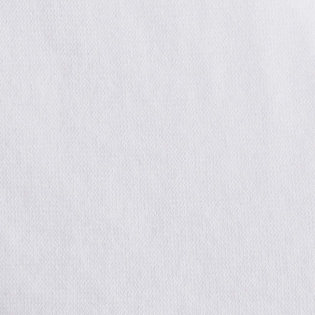 Amazon Basics 4 Piece Bed Sheet Set, 100% Cotton Jersey, Includes Super Soft, Flat and Fitted Sheets, Pillowcase, King, White, Solid