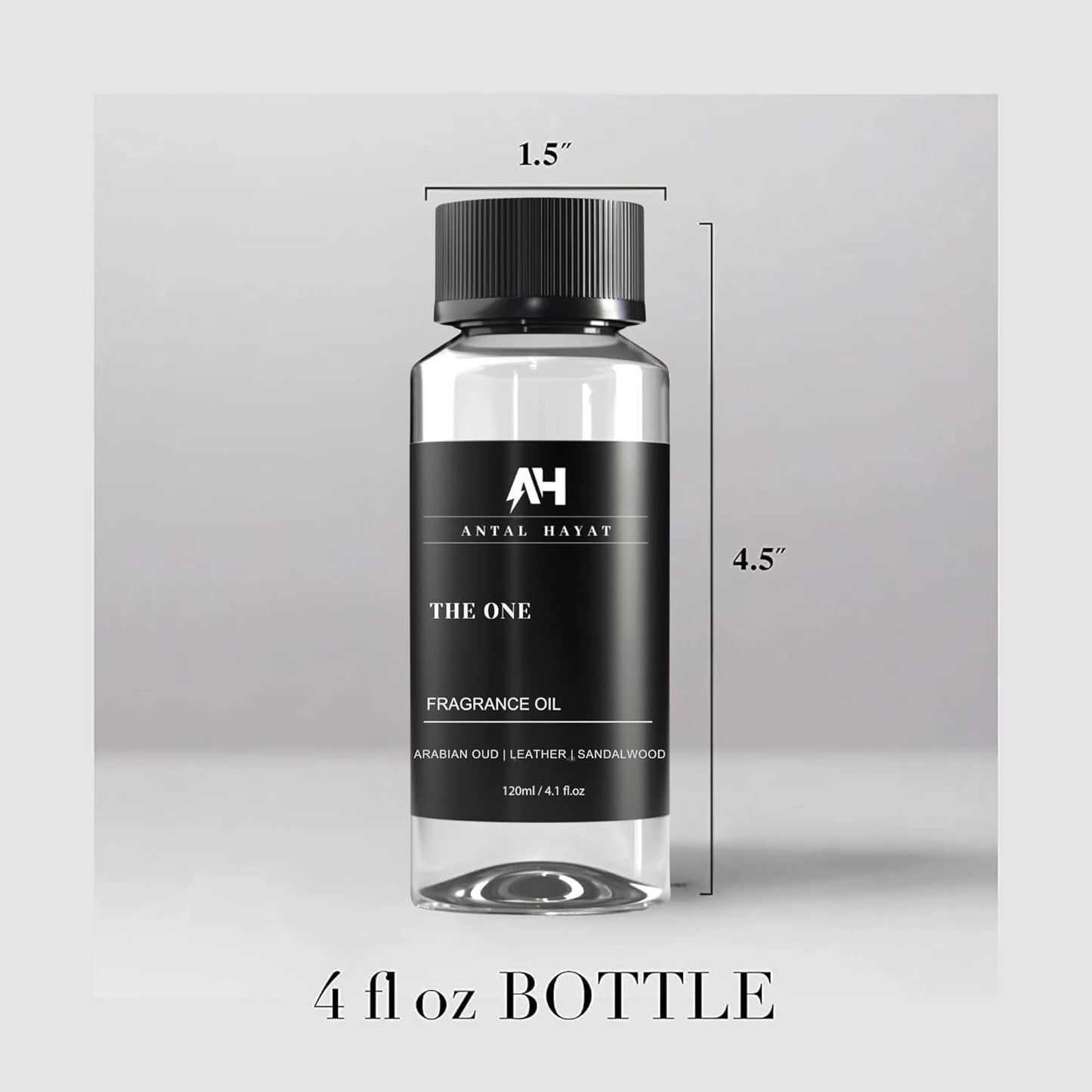 The One Hotel Scent Diffuser Oil 120ml - Aromatherapy Fragrance Inspired by 5-Star Hotels - Notes of Cardamom, Leather, Lemon, Cinnamon & Sandalwood - Inspired by Luxury Hotel The One Diffuser Scent