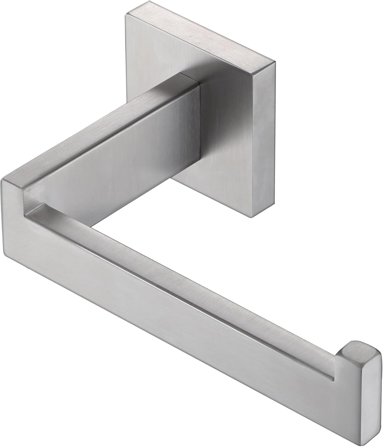 LANC Bathroom Toilet Paper Holder, Brushed Nickel Toilet Paper Roll Holder Wall Mounted for Kitchen Washroom Modern Toilet Tissue Roll Holder Dispenser 304 Stainless Steel Right, A8807BN