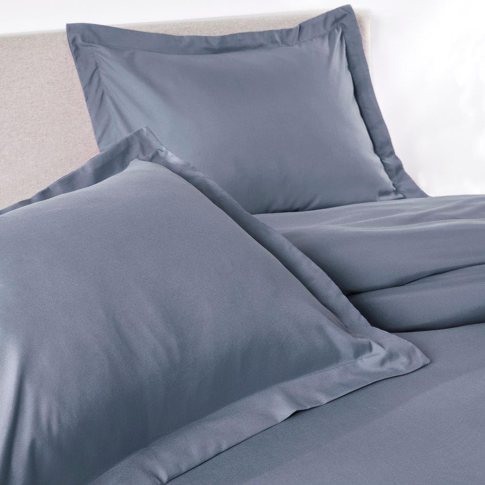 PeachSkinSheets 1500tc Level of Softness Soft Cooling Duvet Cover Set Queen/Full Size - French Blue