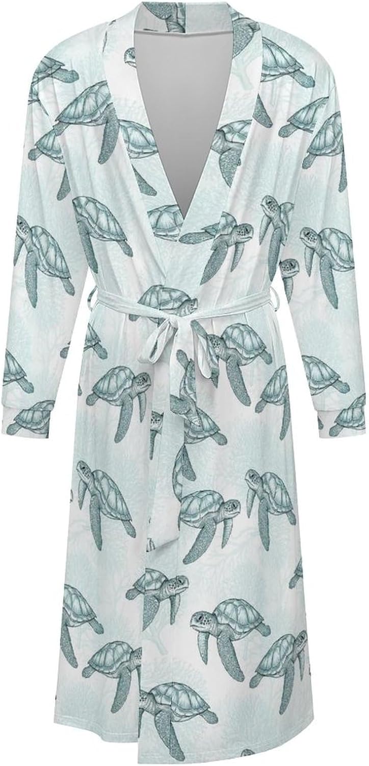 Soft Robes for Women Lightweight Kimono Bathrobe Full-Length Loungewear