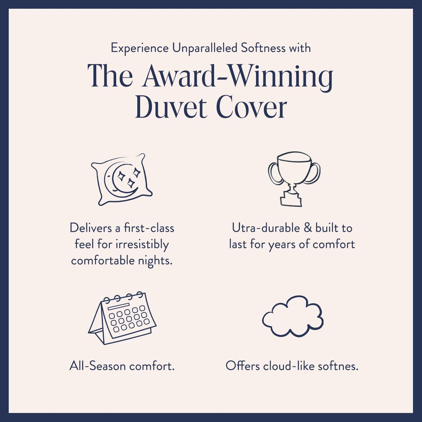 Brooklinen Luxury Sateen Duvet Cover Set - 100% Cotton, Full/Queen Size in Abyss Blue - Includes 1 Duvet Cover and 2 Standard Pillowcases - Best Full/Queen Duvet Covers