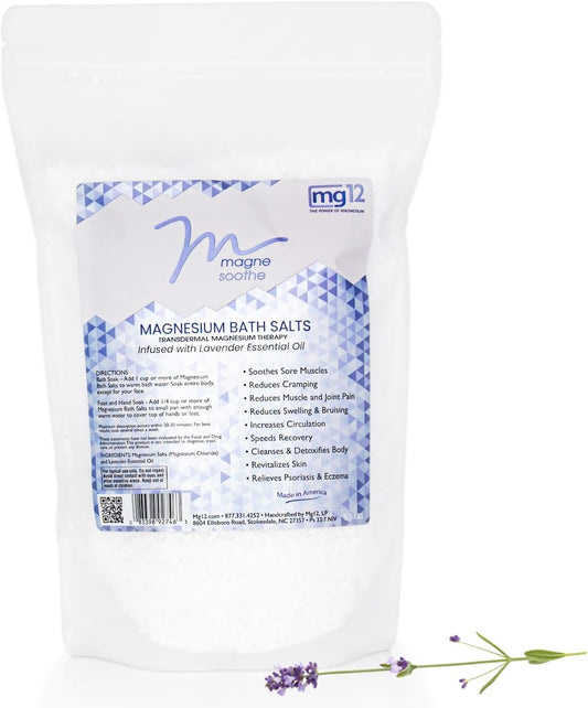 5.5lb MagneSoothe Lavender Magnesium Bath Salt