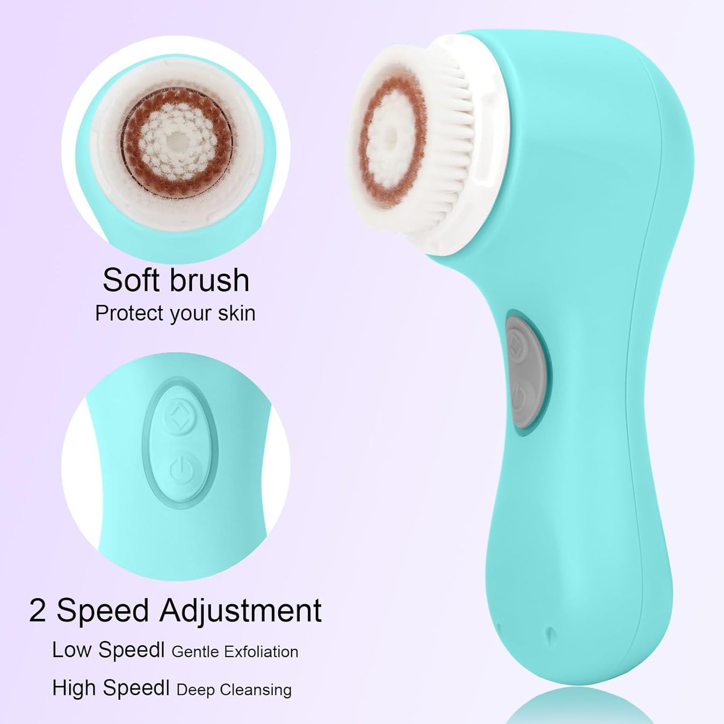 Clarisonic Mia 2 Acoustic Wave Facial Skin Facial Cleansing Brush (Sea Breeze)