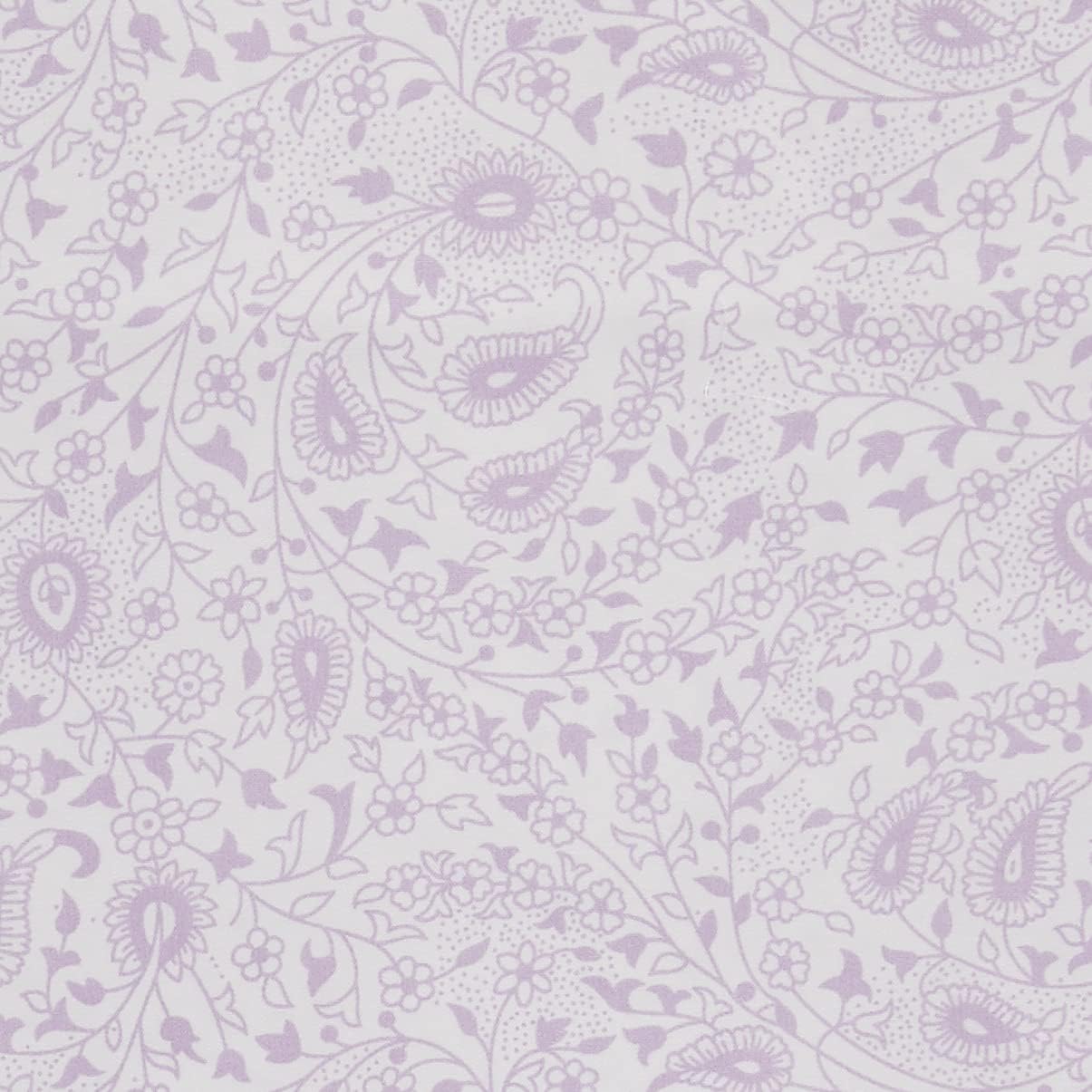 Amazon Basics Lightweight Super Soft Easy Care Microfiber Bed Sheet 3 Piece Set with 14" Deep Pockets - Twin XL, Lavender Paisley (Pack of 4)