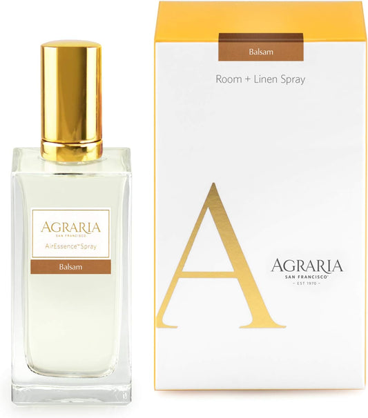 AGRARIA Room and Linen Spray, Luxury Room Fragrance for Clothes, Bed, and More, Essential Perfume Grade Oils Infused Linen Fresh Spray