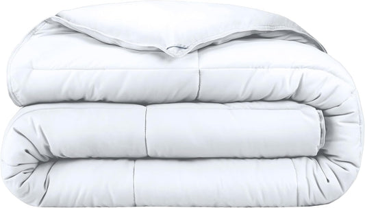 Bare Home Duvet Insert Comforter - King/California King - Goose Down Alternative - Ultra-Soft - Premium 1800 Series - All Season Warmth - Bedding Comforter (King/Cal King, White)