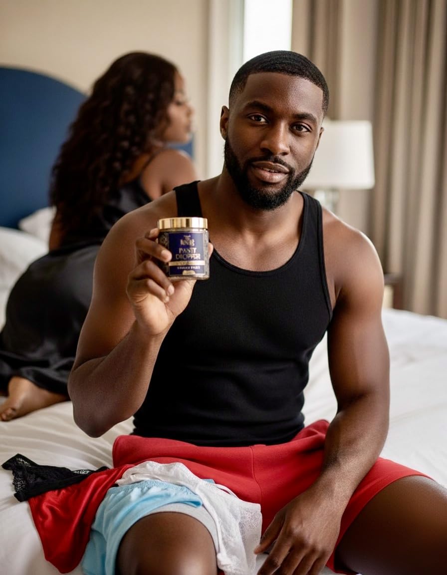 KXNG Cosmetics, Body Butter, Organic Skin Care for Men and Women, Body Moisturizer Lotions and Creams, Raw Shea Butter, Cocoa Butter, Mango, Coconut Oil, Hand, Foot, All Skin Types (Panty Dropper XL)