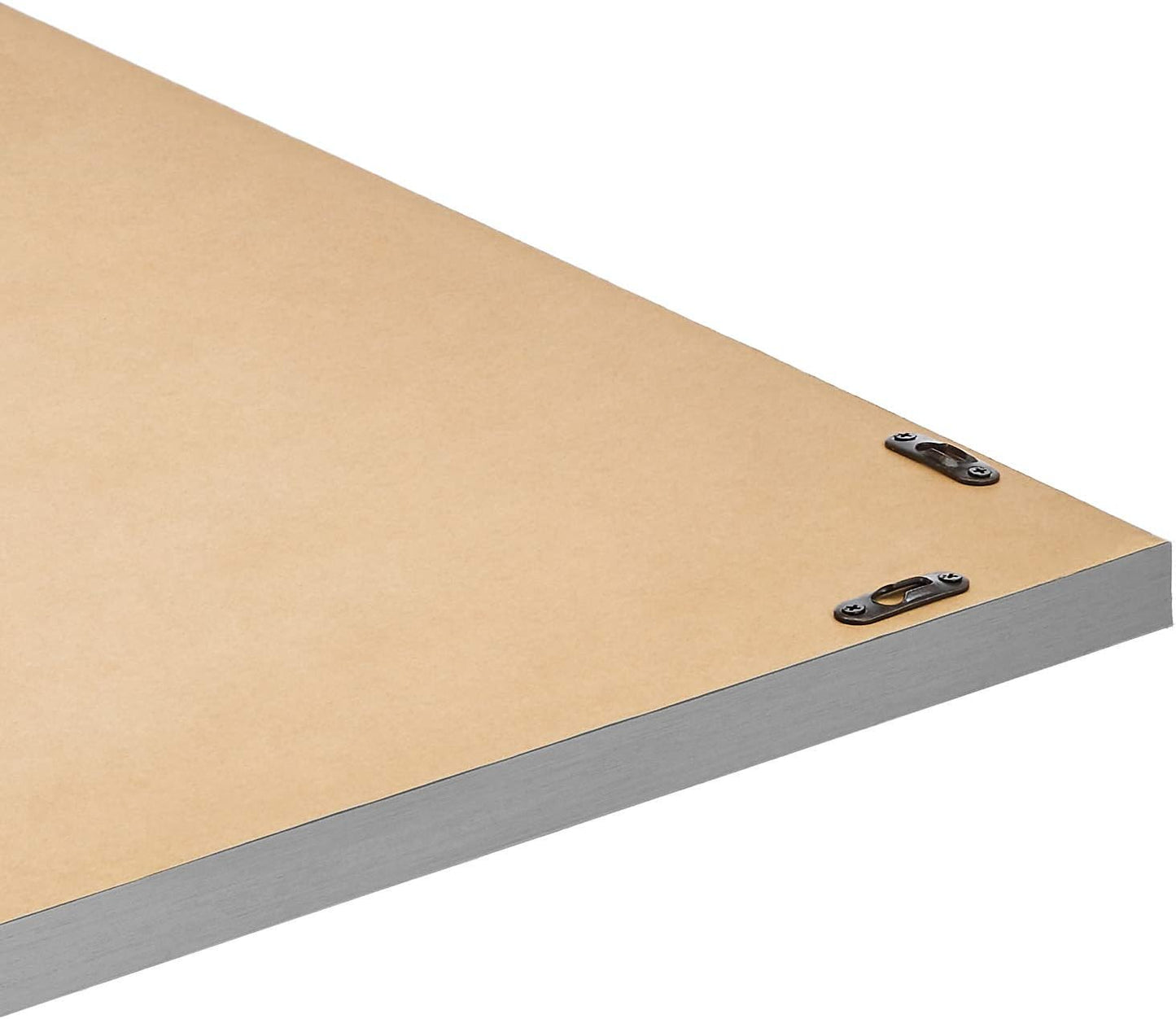 Amazon Basics Rectangular Wall Mount Mirror 24" x 36", Standard Trim, Nickel