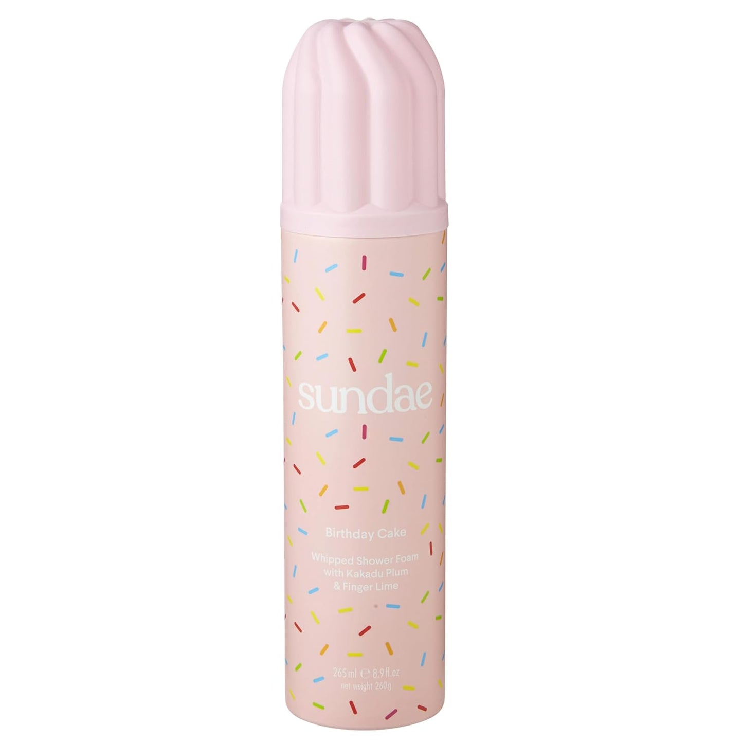 sundae Whipped Shower Foam Birthday Cake Foaming Body Wash 8.9 fl oz, 265ml