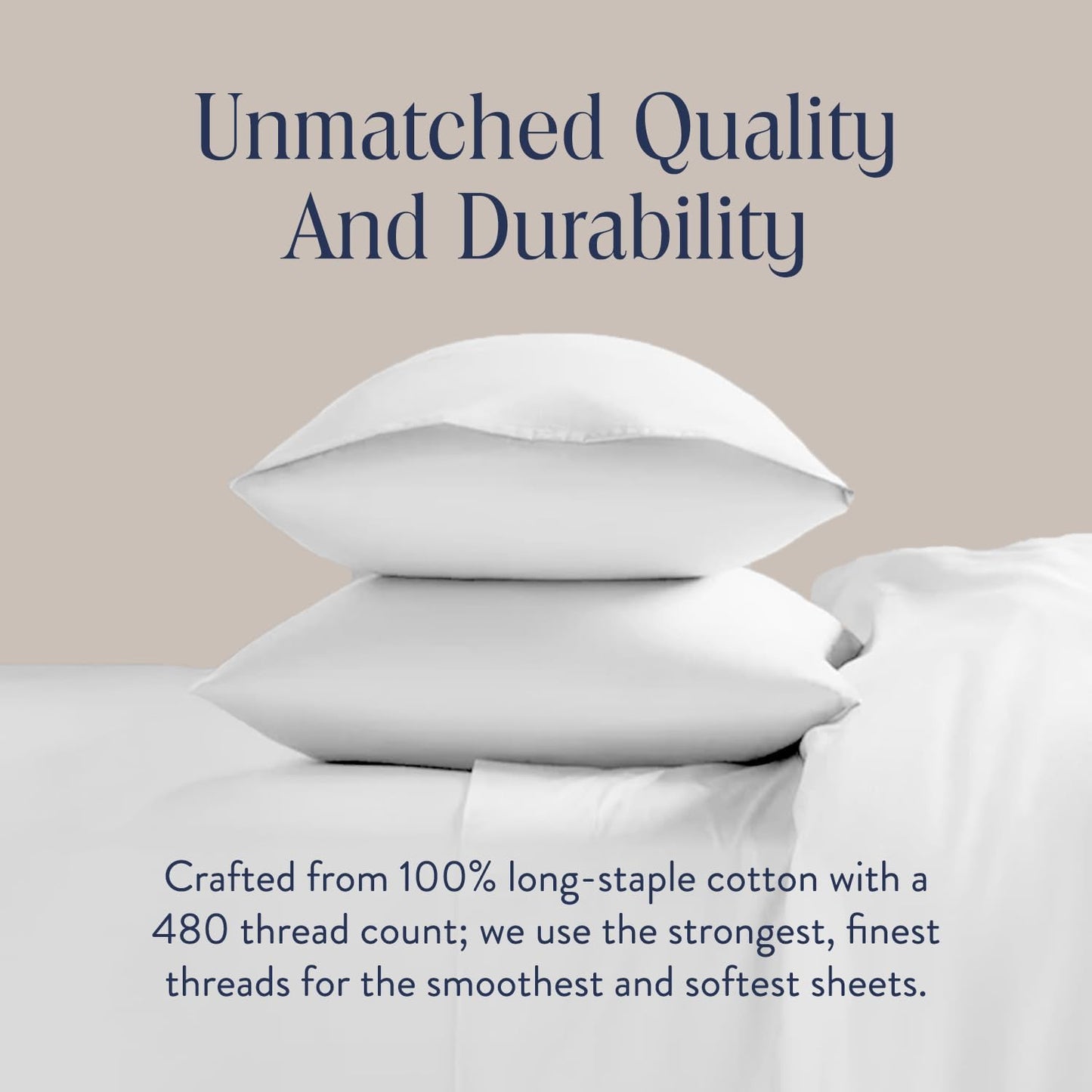 Brooklinen Luxury Sateen Duvet Cover - 100% Cotton, Twin/Twin XL Size in White with Extra-Long Corner Ties and Button Closure - Best Twin/Twin XL Duvet Covers
