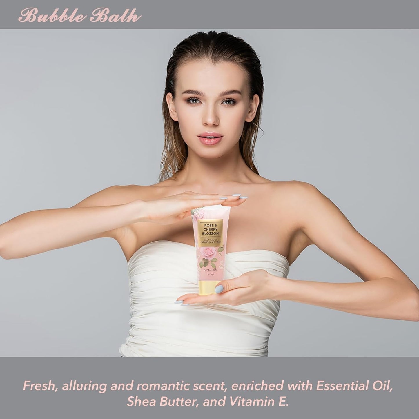 35 Pcs Bath and Body Gifts Basket Set - Rose Spa Gifts Set Skin Care Set for Women, Gift Baskets Set for Mothers Day Mom for Christmas, Birthday, Valentines Day All Occasion Present