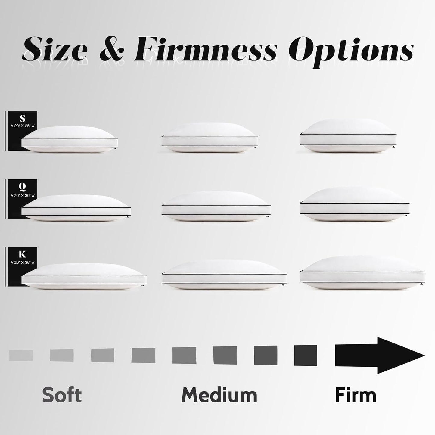 Feather Down Pillows Queen Size Set of 2 with Gusset, Luxury Hotel Collection Bed Pillow 2 Pack, Down Surrounded Gusseted Pillows for Sleeping, Soft Fluffy for Side, Back Sleepers 20x30 in.