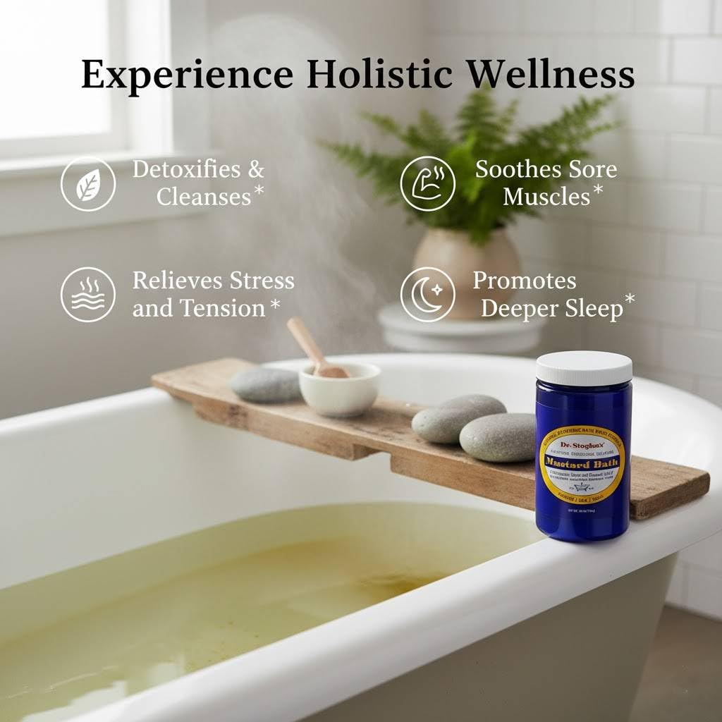 Dr. Singha’s Mustard Bath – Therapeutic Bath Salts for Relaxation, Soothing Comfort & Refreshing Aroma – 28 oz Aromatherapy Soak with Mustard Seed & Essential Oils - Bathing Alternative to Epsom Salt