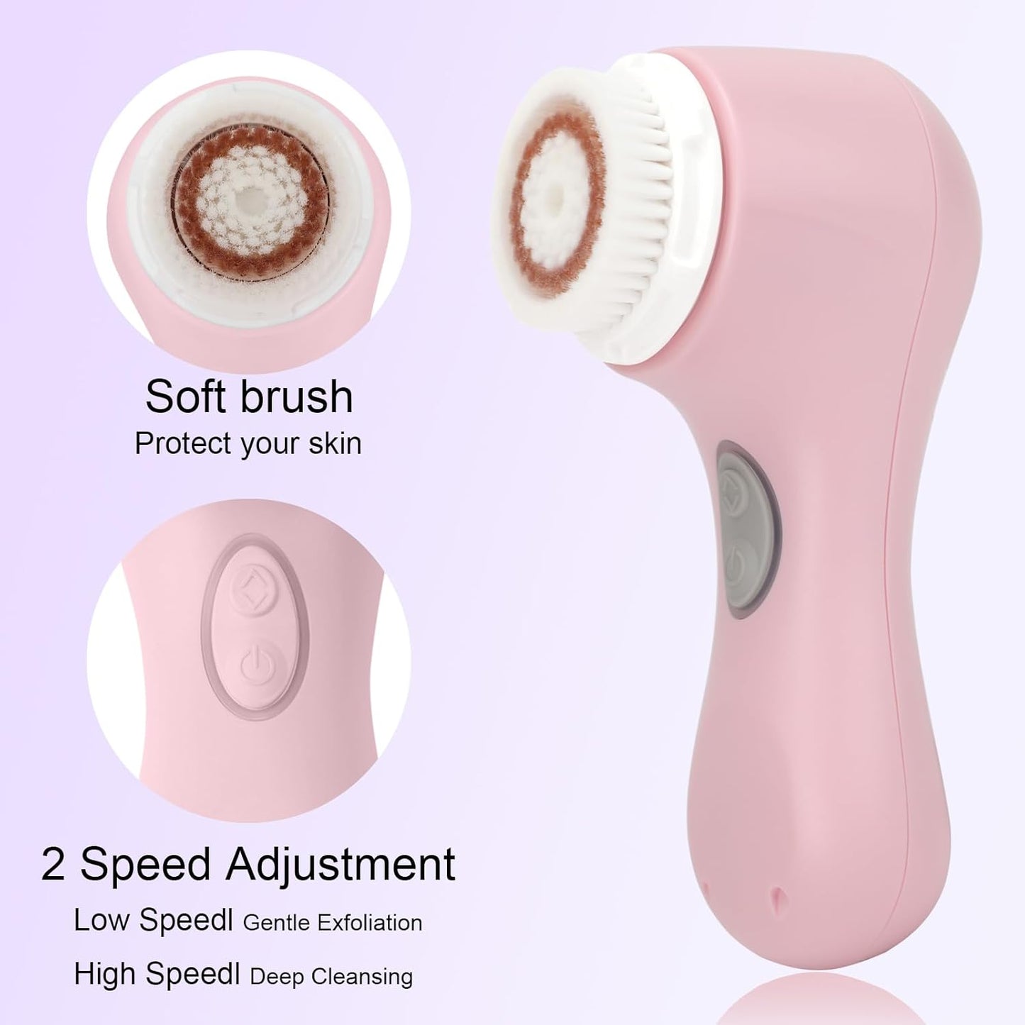 Clarisonic Mia 2 Acoustic Wave Facial Skin Facial Cleansing Brush (Pink)
